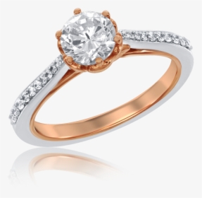 Enchanted Disney S 14k White And Rose Gold 7/8ctw Diamond - Ring, HD Png Download, Transparent PNG