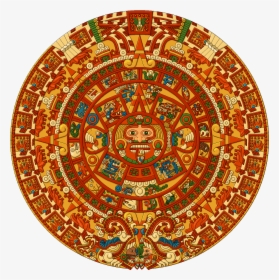 Aztec Sun Stone Colored, HD Png Download, Transparent PNG