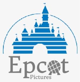 Walt Disney Castle Logo - Disney Blue Castle Logo, HD Png Download, Transparent PNG