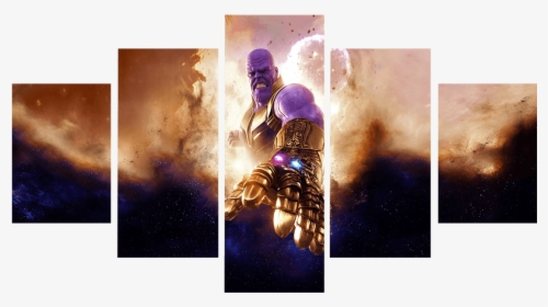 Avengers Thanos With All Infinity Stones   Class - Thanos Poster, HD Png Download, Transparent PNG