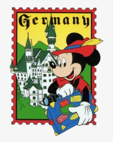 Transparent Epcot Png - Disney Stamps Of Countries Cartoon Png, Png Download, Transparent PNG
