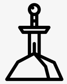 Magic Kingdom Computer Icons White Clip Art - Sword In The Stone Png, Transparent Png, Transparent PNG
