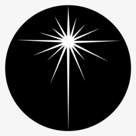 Transparent Star Of Bethlehem Clipart Black And White - Circle, HD Png Download, Transparent PNG