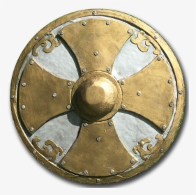 Soldiers Shield Gold And Silver - Transparent Background Round Shield Png, Png Download, Transparent PNG