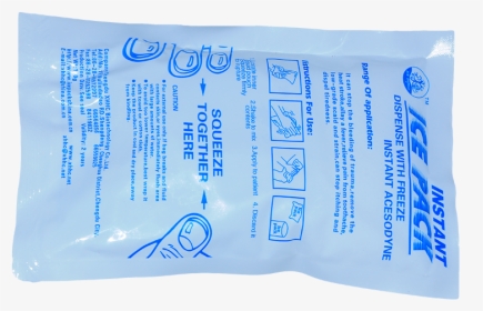 Disposable Ice Pack In Box Use Cooler Ice Cool Freezer - Electric Blue, HD Png Download, Transparent PNG