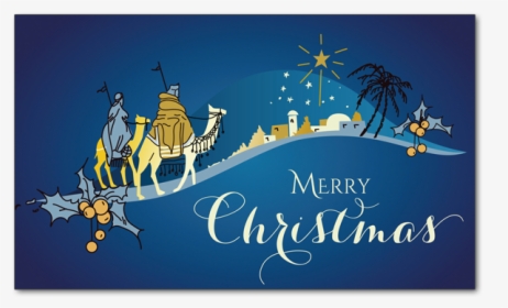 Star Of Bethlehem - Card Templates Christian Christmas Card, HD Png Download, Transparent PNG