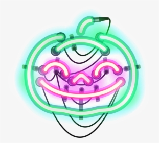 Green Pumpkin Smiling Face Watercolor Hand-painted - Circle, HD Png Download, Transparent PNG
