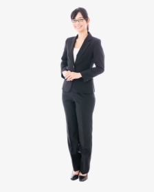 A Business Woman Smiling - Tuxedo, HD Png Download, Transparent PNG