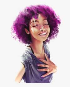 African American Girl Illustration, HD Png Download, Transparent PNG