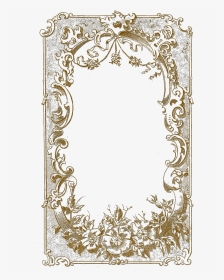 Vintage Gold Frame Png - Vintage Book Frame Png, Transparent Png, Transparent PNG