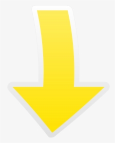 Yellow Font Design Pattern - Down Yellow Arrow Png, Transparent Png, Transparent PNG