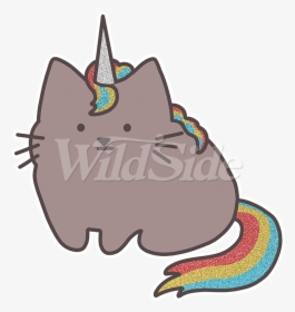 Transparent Rainbow Unicorn Png - Cartoon, Png Download, Transparent PNG