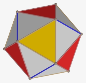 Polyhedron Great Rhombi 4-4 Subsolid Snub Right From - Triangle, HD Png Download, Transparent PNG