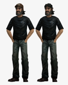 I Did A Custom Edit Of Twd2 Kenny Where He Wears Luke - Leon S Kennedy Art, HD Png Download, Transparent PNG