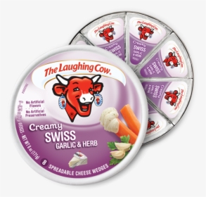 Open Garlic Herb - Laughing Cow Cheese, HD Png Download, Transparent PNG