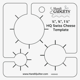 Hq Swiss Cheese Template - Hq Swiss Cheese Ruler, HD Png Download, Transparent PNG