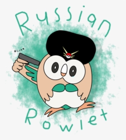 Rowlet With A Gun , Png Download - Rowlet With A Gun, Transparent Png, Transparent PNG