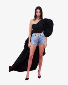 Transparent Kendall Jenner Png - Kendall Jenner Jean Shorts, Png Download, Transparent PNG