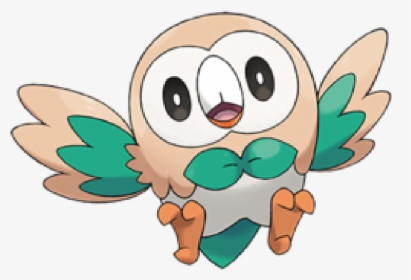 #rowlet #pokemon #freetoedit - Pokemon Ultra Sun And Moon Rowlet, HD Png Download, Transparent PNG
