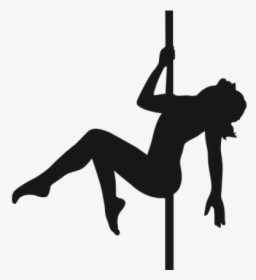 Pole Dancer Silhouette - Pole Dance Icon Png, Transparent Png, Transparent PNG