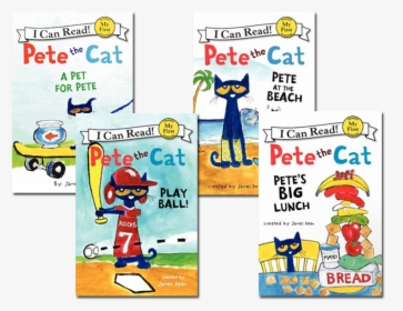 I Can Read - Pete The Cat Big Lunch Coloring Page, HD Png Download, Transparent PNG