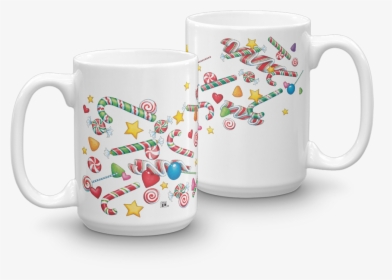 Christmas Candy - Coffee Cup, HD Png Download, Transparent PNG