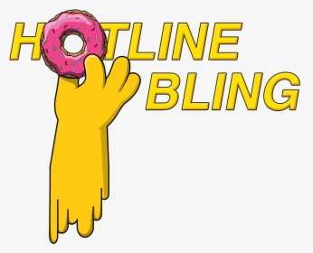 1800 Hotline Bling Png - Hot Line Bling Logo, Transparent Png, Transparent PNG