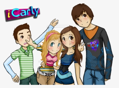 Icarly By Melancholy Puppet-d3ebg3u - Icarly Kawaii, HD Png Download, Transparent PNG