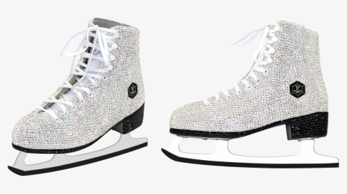 Transparent Ice Skates Png - Ice Skates With Diamonds, Png Download, Transparent PNG