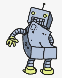 Robot With Butt, HD Png Download, Transparent PNG