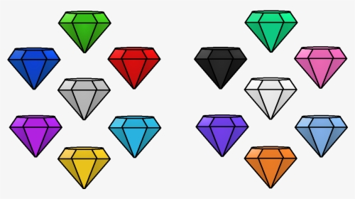 Emerald Clipart Chaos - All Chaos Emeralds, HD Png Download, Transparent PNG