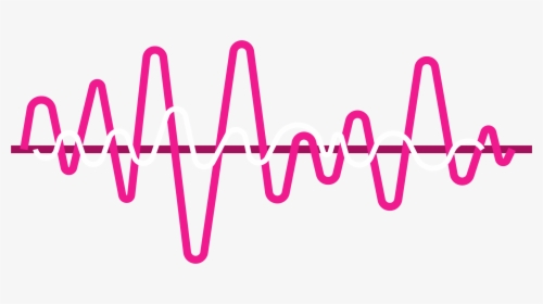 Heartbeat Lines Png - Pink Sound Frequency Icon, Transparent Png, Transparent PNG