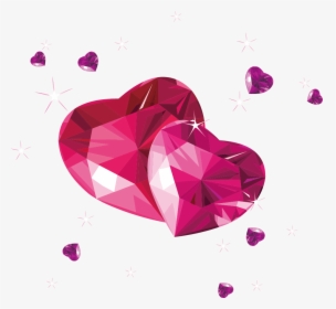Diamond Pearl Jewellery Pink Bracelet - Black Love Hearts Background, HD Png Download, Transparent PNG