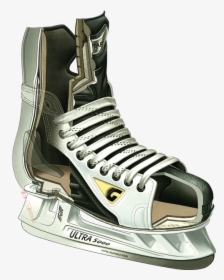 Hockey Skates Anatomy, HD Png Download, Transparent PNG