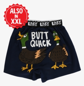 Butt Quack - Funny Pajama Shorts Mens, HD Png Download, Transparent PNG