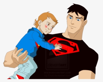 Justicia Joven Images Superboy And Baby Hd Wallpaper - Young Justice Miss Martian X Superboy Baby, HD Png Download, Transparent PNG