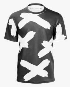 Painted X White Men S Shirt - Long-sleeved T-shirt, HD Png Download, Transparent PNG