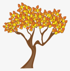 Autumn, Season, Tree, Leaves - Falling Leaves From Tree Clipart Gif, HD Png Download, Transparent PNG