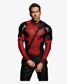Clothing,red,personal Protective Suit,top,fictional - Ryan Reynolds Deadpool Hot, HD Png Download, Transparent PNG