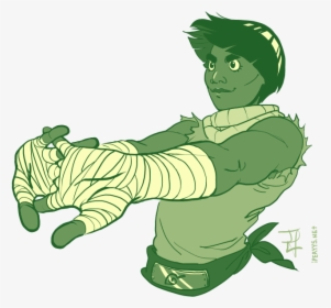 “rock Lee Summer Confusion For Anon - Cartoon, HD Png Download, Transparent PNG