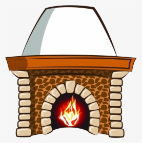 Fireplace Clipart Chimenea - Fireplace Cartoon Png, Transparent Png, Transparent PNG