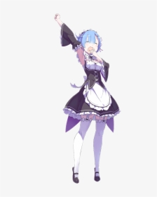 Re Zero Rem Full Body, HD Png Download, Transparent PNG