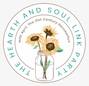The Hearth And Soul Link Party, Where You Are Welcome - Tarjetas De Girasoles En Blanco, HD Png Download, Transparent PNG