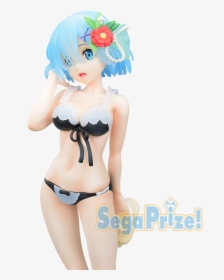 Sega Re Zero Rem Limited Premium Figure Summer Summer - Summer Beach Figure Rem, HD Png Download, Transparent PNG