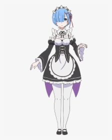 Rem Re Zero Full Body, HD Png Download, Transparent PNG