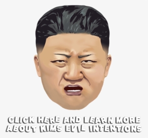 Transparent Kim Jong Un Face Png - Illustration, Png Download, Transparent PNG