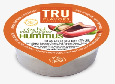 Tru Flavors Roasted Red Pepper Hummus Cups - Hummus Cups, HD Png Download, Transparent PNG