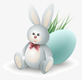 Easter Bunny Rabbit Illustration - Domestic Rabbit, HD Png Download, Transparent PNG