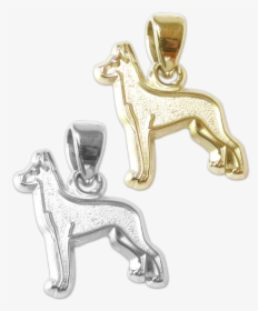 Great Dane Charm Or Pendant In Sterling Silver Or 14k - Welsh Terrier, HD Png Download, Transparent PNG