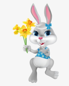 Transparent Easter Rabbit Png - Easter Bunny Transparent Background, Png Download, Transparent PNG